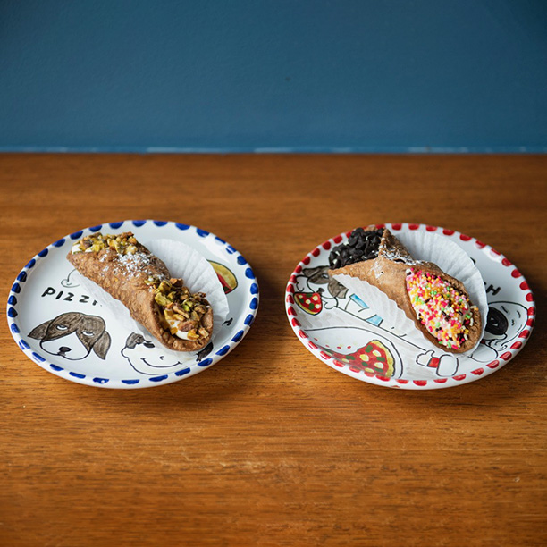 カンノーロ(ピスタチオ/チョコチップ)