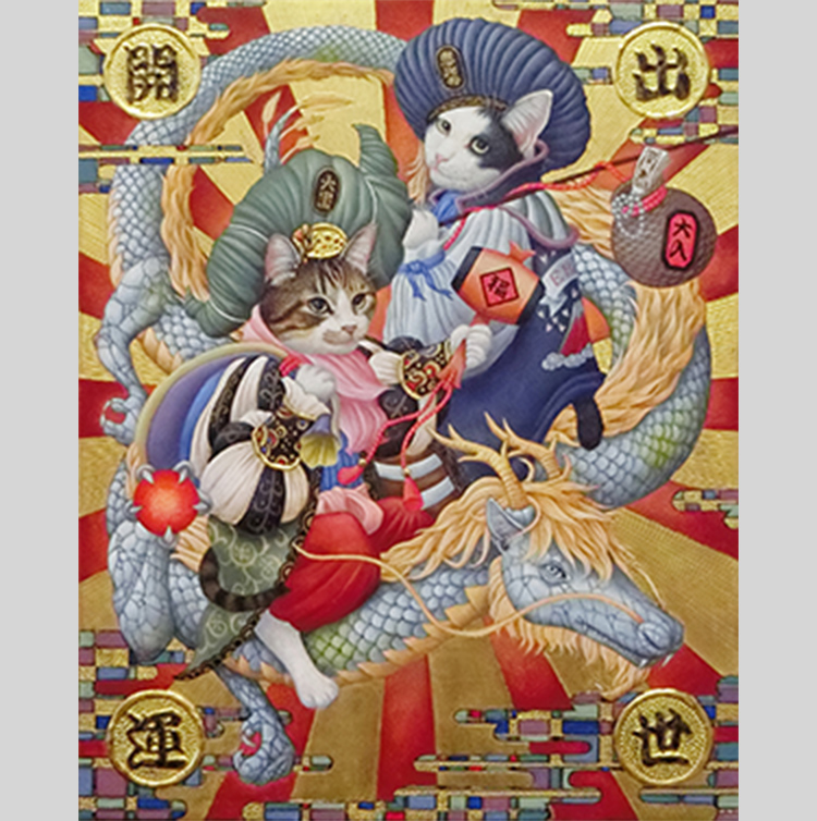 高根沢 晋也と吉祥アート絵画展
