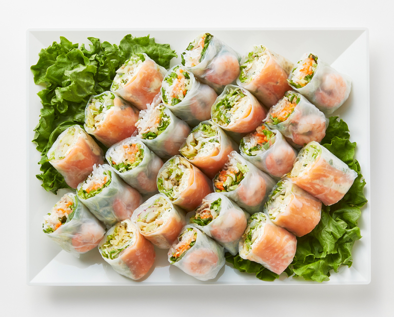 〈RF1〉野菜を愉しむ生春巻き2種パーティープレート