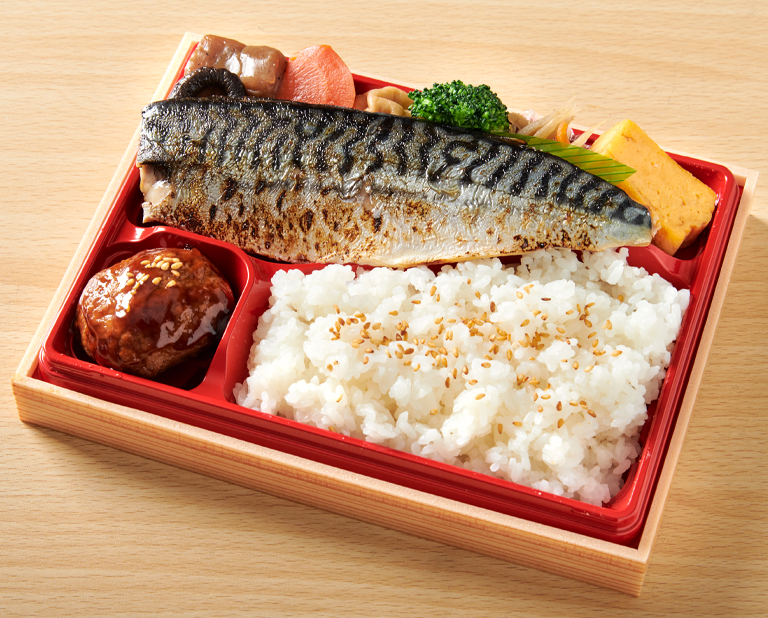 〈佃浅〉【Wメイン】トロける炙り鯖塩焼&肉団子弁当