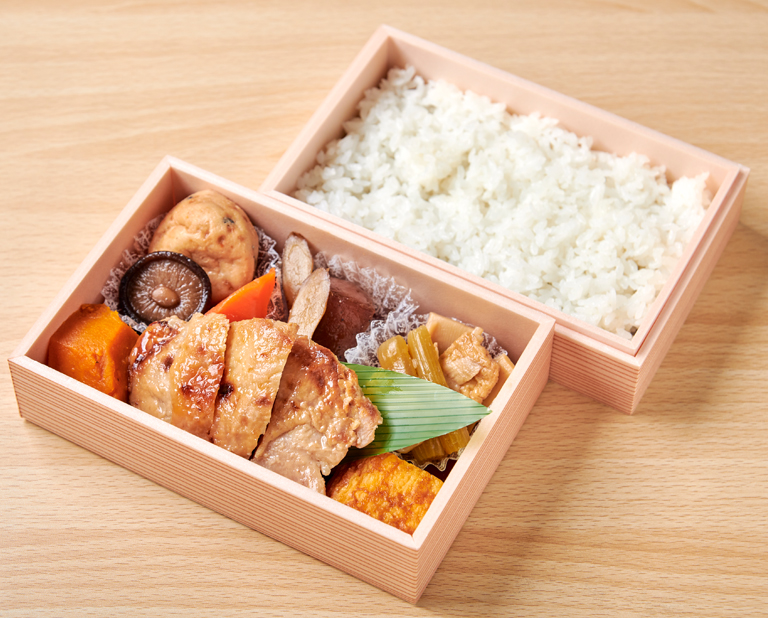 〈佃浅〉【2段膳】鶏の甘味噌漬け