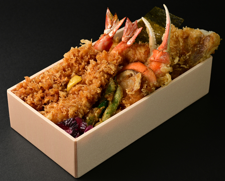 〈金子半之助〉特上海鮮天丼弁当