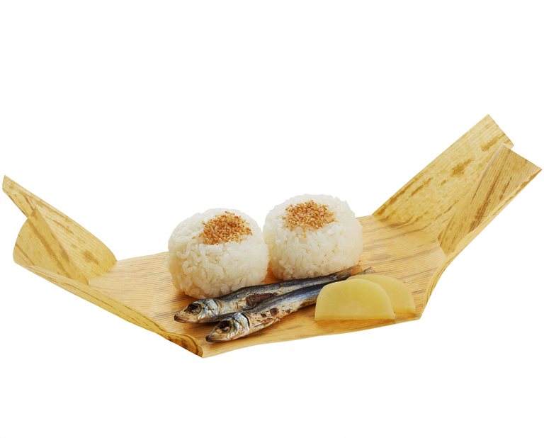 〈米屋のおにぎり屋〉目刺し弁当