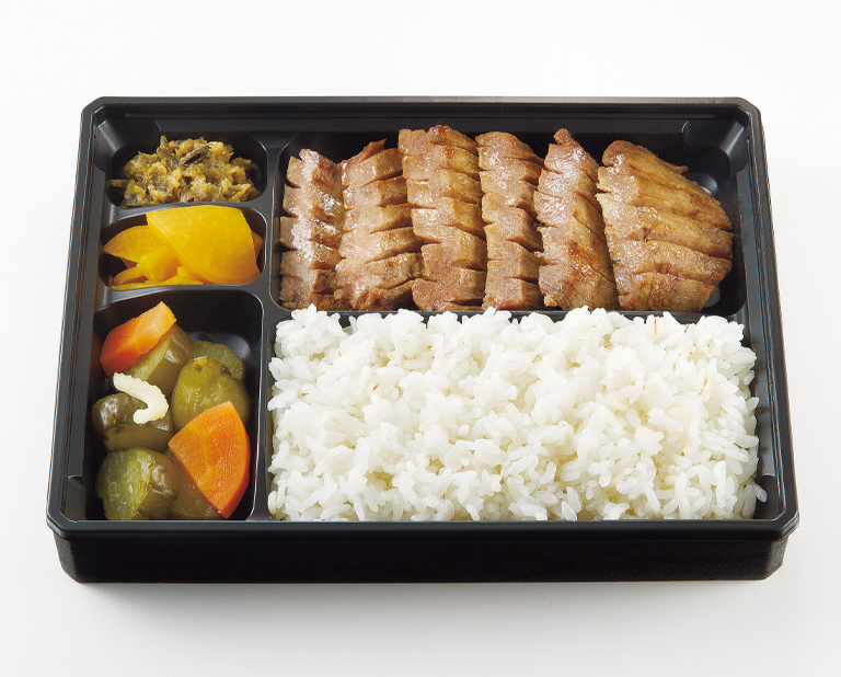 〈牛たんかねざき〉厚切り牛たんステーキ弁当(6切)