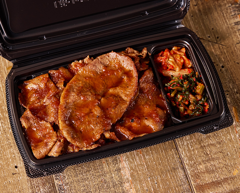 〈焼肉KINTAN〉【お茶付き】黒毛和牛ミスジ&黒毛和牛ロース 焼肉弁当