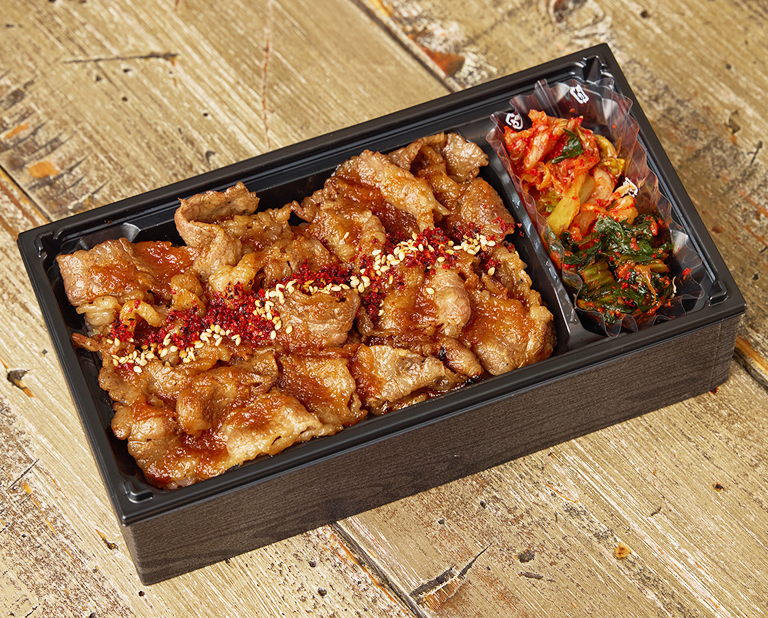 〈焼肉KINTAN〉【お茶付き】和牛切り落としカルビ 焼肉弁当