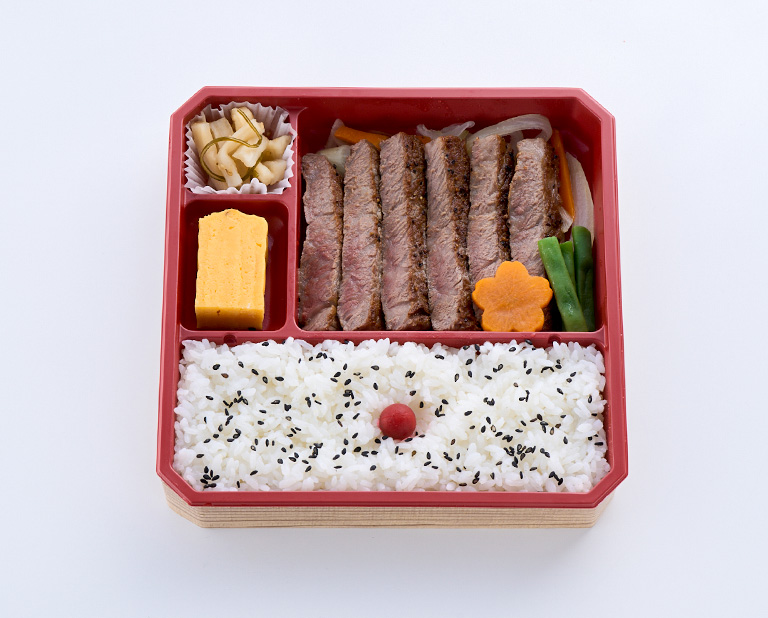 〈日本橋 日山〉国産牛ビフテキ弁当