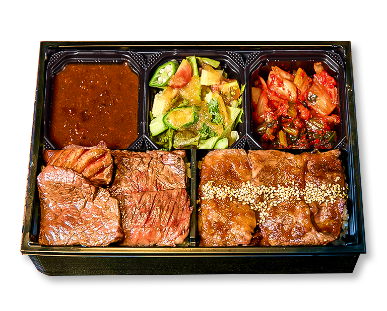 〈焼肉KINTAN〉【お茶付き】6種 豪華 焼肉弁当