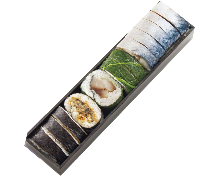 〈創作鮨処 タキモト〉よくばり一本巻(銀)