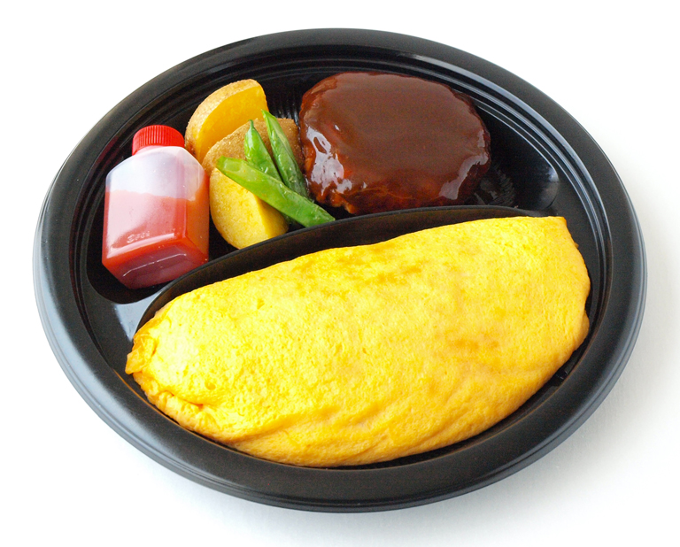 〈たいめいけん〉オムライス&デミグラスハンバーグ