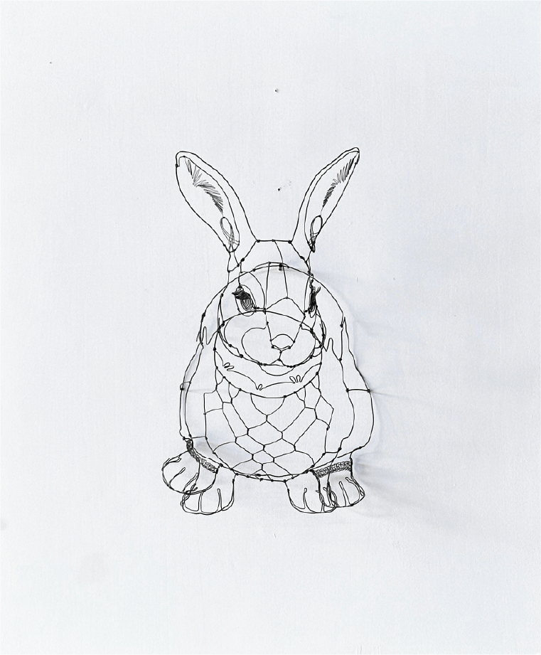 wireart Rabbit B