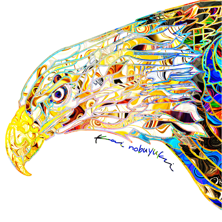Bald Eagle × Sea ​​× Flame