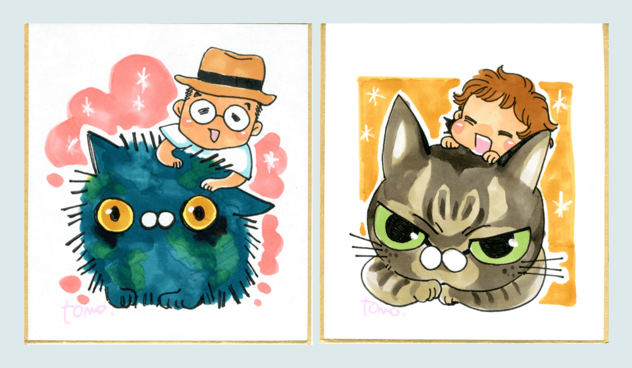 悠木灯【ねこちゃんとあなた】描きます