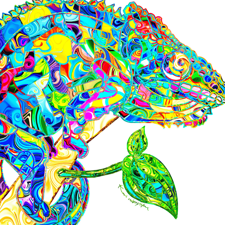 Chameleon &times; Colorful sea