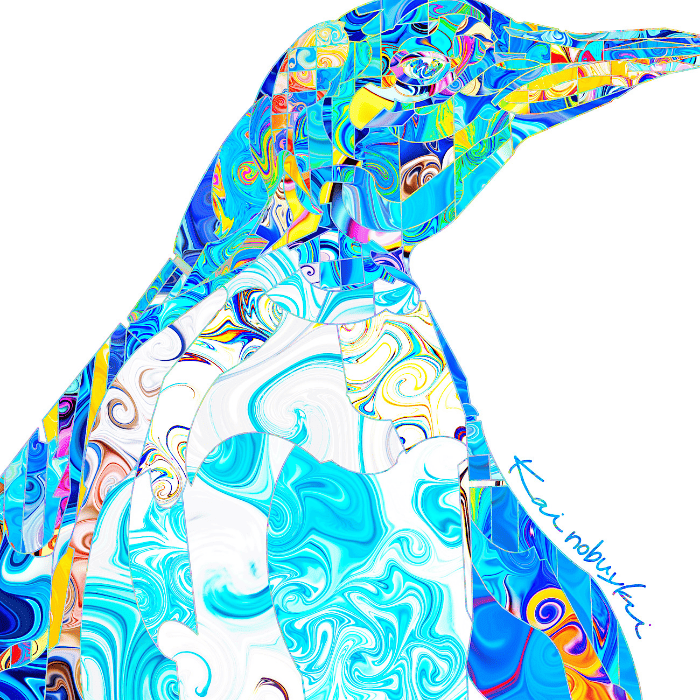 Penguin &times; Cold sea