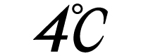 4℃