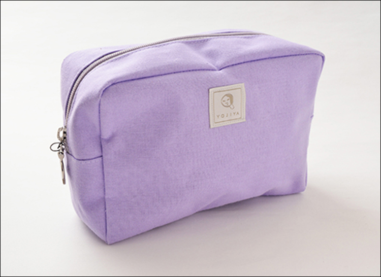 〈よーじや〉クリアポケットポーチ ラベンダー